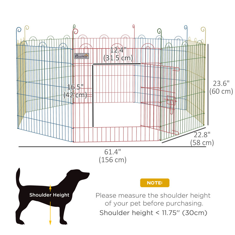 Clôture d'exercice octogonale pour chien