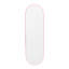 Aunna Modern Oval Metal Full Length Wall Mirror Rose Gold