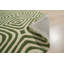 Hand-Tufted Wool Modern Stripes Rug , Stylish Green Area Rug for Living Room, Bedroom, Office, & Home Décor , Durable & Contemporary Design-379392885