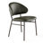 Finn, Pu Leather Dining Side Chair,Green