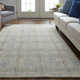 Armando Plaid Hand Tufted Wool/Cotton Gray/Ivory Area Rug
