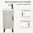 16'' Mini Free-Standing Single Bathroom Vanity With Ceramic Top-1664053830