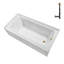 Streamline 66 in. x 32 in. Acrylic Right-Hand Drain Alcove Bathtub With External Drain-101699246