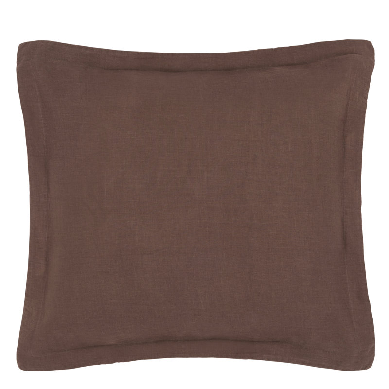 Biella Cocoa & Roebuck Sham, European Sham