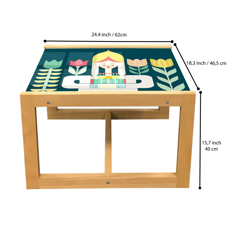 Jadynne Sled Coffee Table, 62cm H x 46cm W x 40cm D