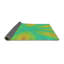 Tapis vert/jaune tissé à la machine-2119359185