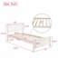 Lit plateforme simple en bois-118546437