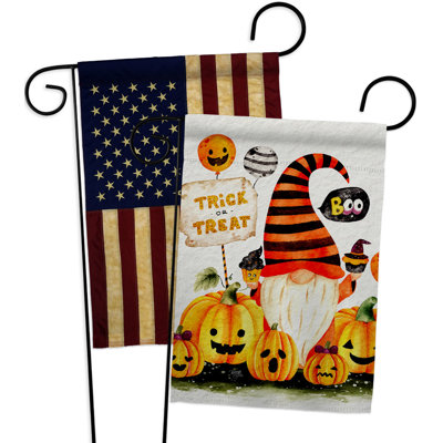 Double Sided 18.5'' H x 13'' W Polyester Garden Flag
