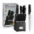 Hecef 14-Piece Kitchen Knife Block Set, X30Cr13 High Carbon Stainless Steel Blades with Ventilated Wood Block-110500024