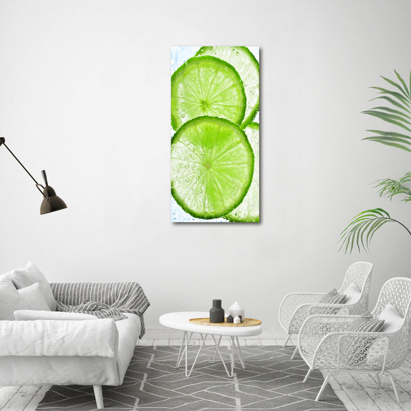 Limonka Under Water - Wrapped Canvas Print