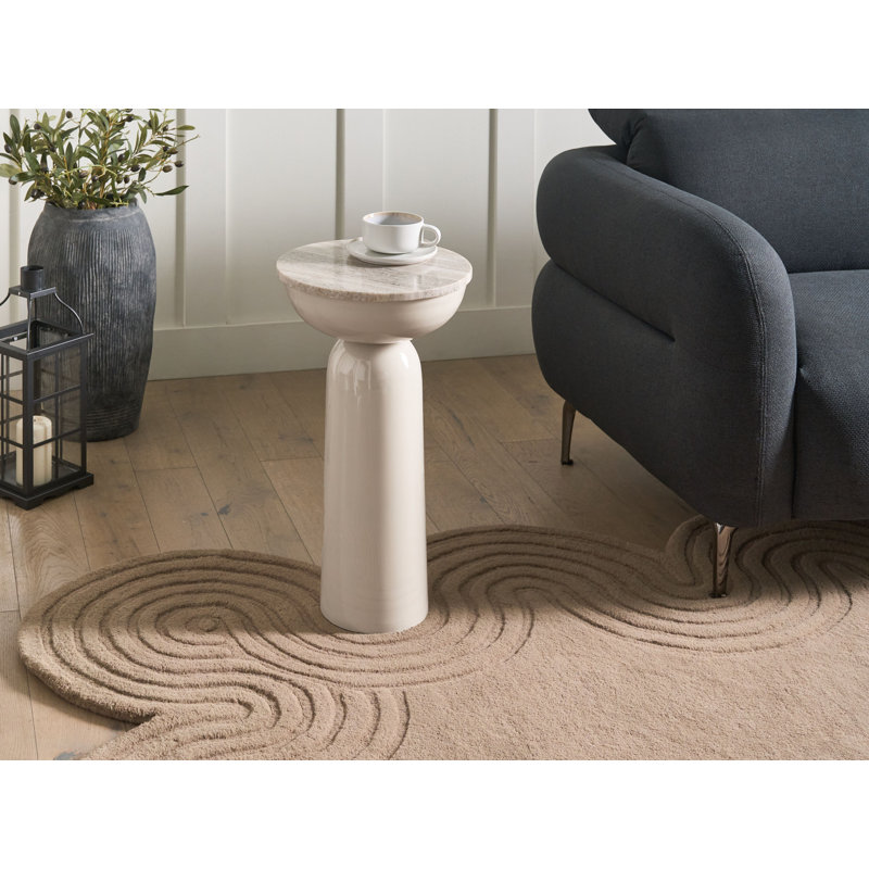Pedestal End Table