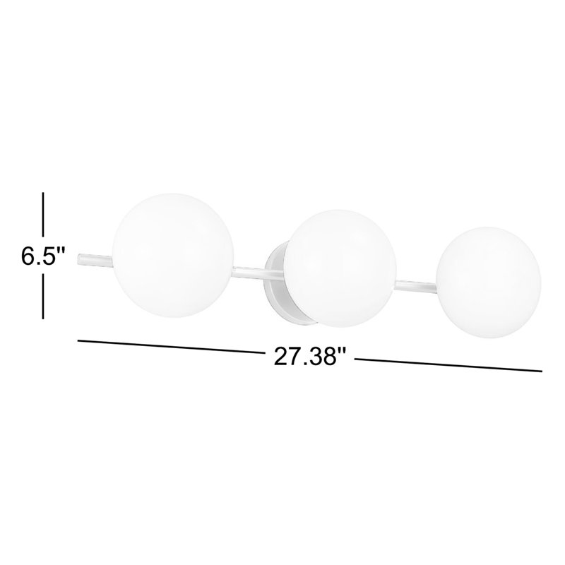 Meuble-lavabo 3 lumières Vibi, Chrome