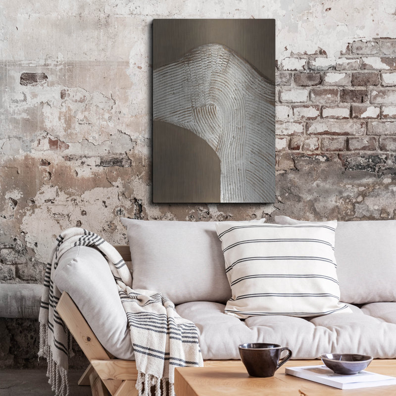  'Raw Shape 1' by Design Fabrikken Metal Wall Art, 24" x 36"