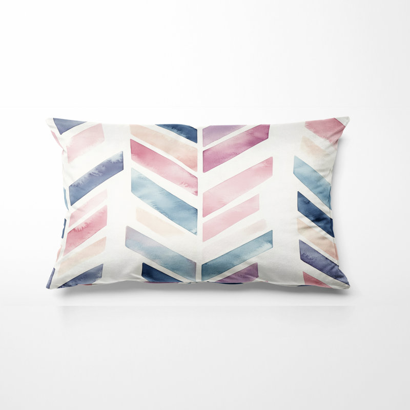 Coussin décoratif contemporain Boho, H 12 po x l 20 po
