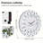 32 Inch Modern Decorative Mirrored Wall Clock Round Wall-mounted Mirror Wall Clock With Beveled Glass Edge