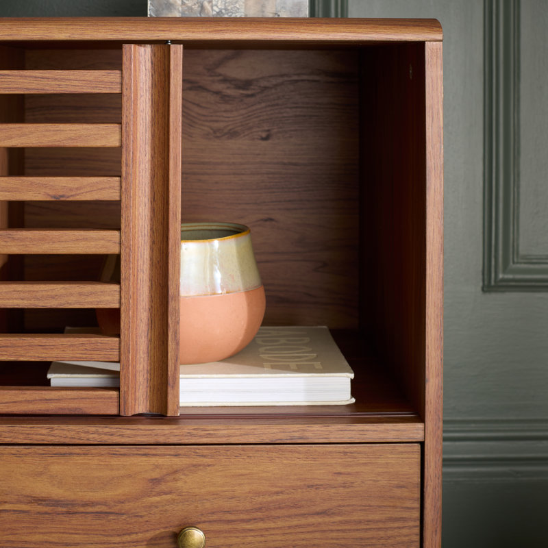 Adrin 3 Drawer Sideboard/TV Stand, Walnut