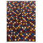 Tapis brun foncé Neela