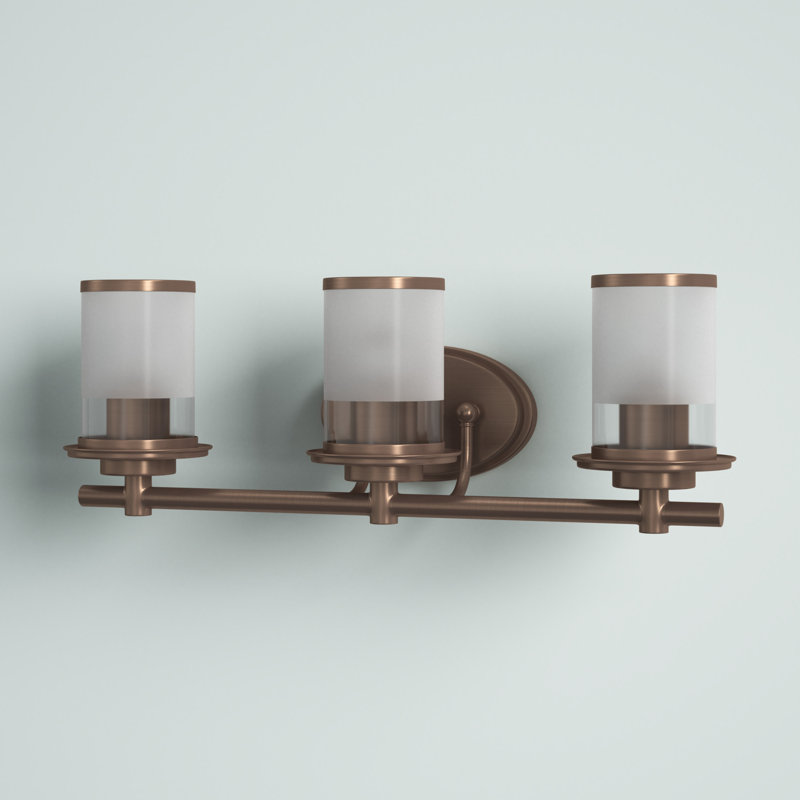 Davis 3 - Light Dimmable Vanity Light, Satin Brass