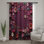 Rideaux à motif floral, voilages et voilages à motif floral - 1 panneau