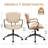 Pu Leather With Modern Walnut  Office Chairs-1895704099