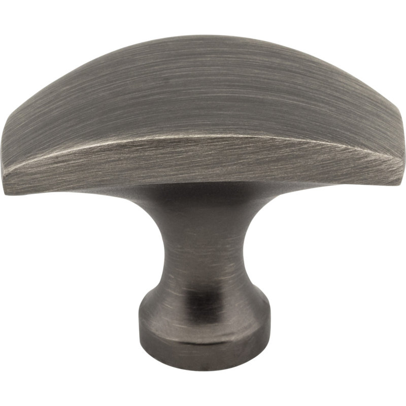 Cosgrove 1 1/2" Length Bar Knob, Brushed Pewter