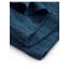 Chindi Uni Solid Colour Hand Crafted Hand Braided Blue Area Rug-99999007