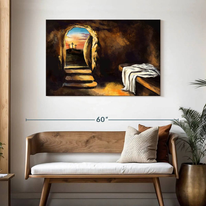 Adella Jesus Christ Has Risen, 30" H x 45" W