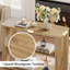 31.5'' Narrow End Table with 2-Tier Shelves-1413334152