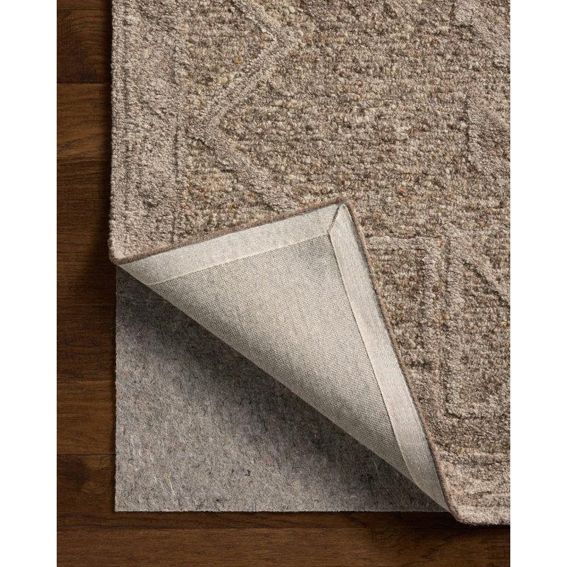  Mabel Bark / Graphite Area Rug, Runner 1'3" x 3'9"