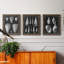Green County I - Ensemble de 3 peintures sur toile encadrées-747786739-747786745