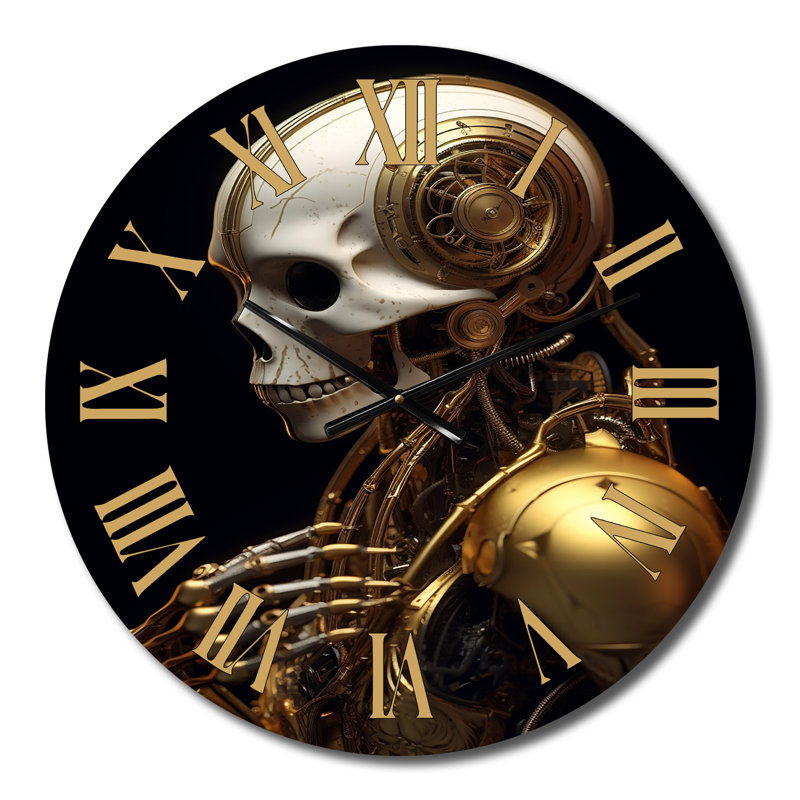 Golden Golden Robot - Horloge murale Folk, Petit