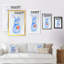 «Cute Funny Rabbit Bunny», reproduction de cadre photo sur toile-925703977-925703976