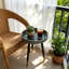 Table d'appoint ronde 3 pieds Bohemian