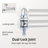 KES Kitchen Pot Filler Classic Style, Over Stove Wall Mounted Pot Filler Stainless Steel No Lead-112384075