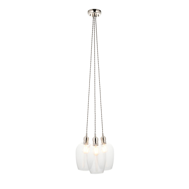 Alans 3 - Light Chandelier, Nickel