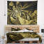 Tapisserie de motif fleur abstraite en couleurs-28498874