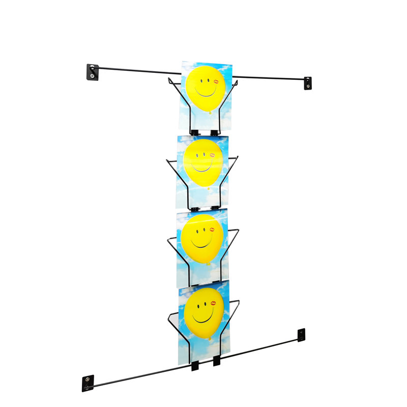 4-Pocket Adjustable Display Rack