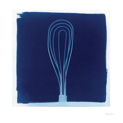 Cyanotype Kitchen XVII by Nancy Green - Wrapped Canvas Art Prints