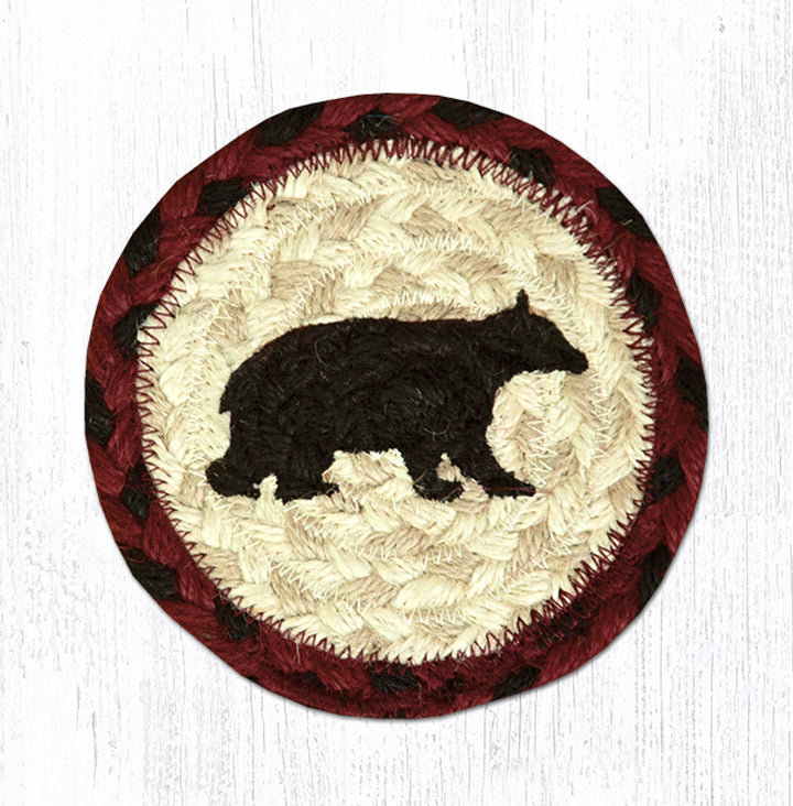  IC-395 Cabin Bear Printed Coaster 5"x5"