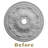 Sunshine Illusion 30" D Polyurethane Hand Painted Ceiling Medallion