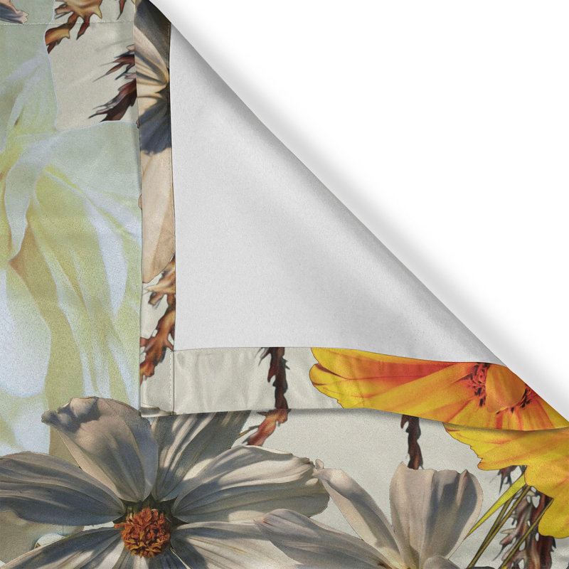 Semi Sheer Curtain Pair