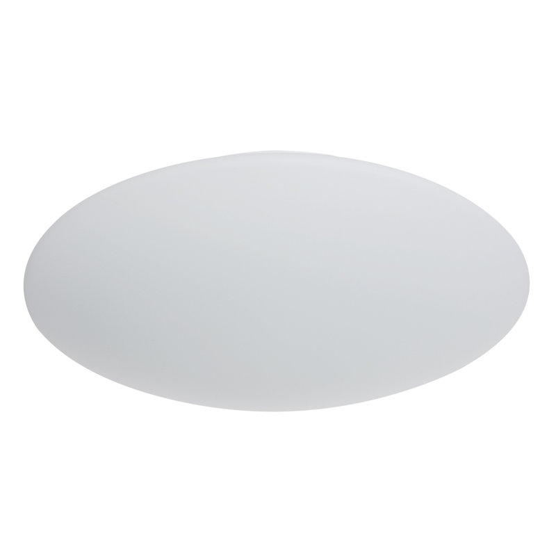 Gabrielius Glass LED Flush Mount, 8cm H x 40cm W x 40cm D