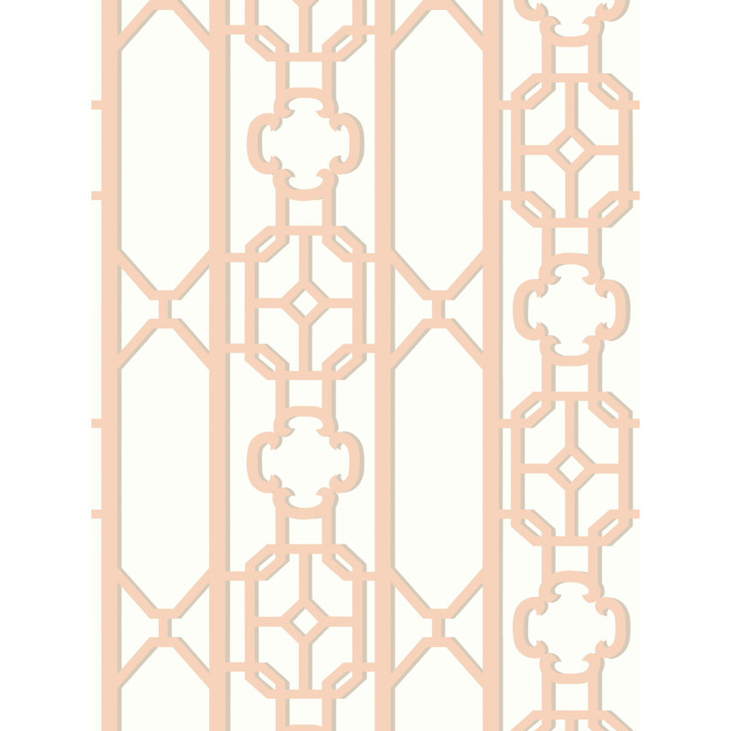 JOANNA FRET WALLCOVERING, Peach
