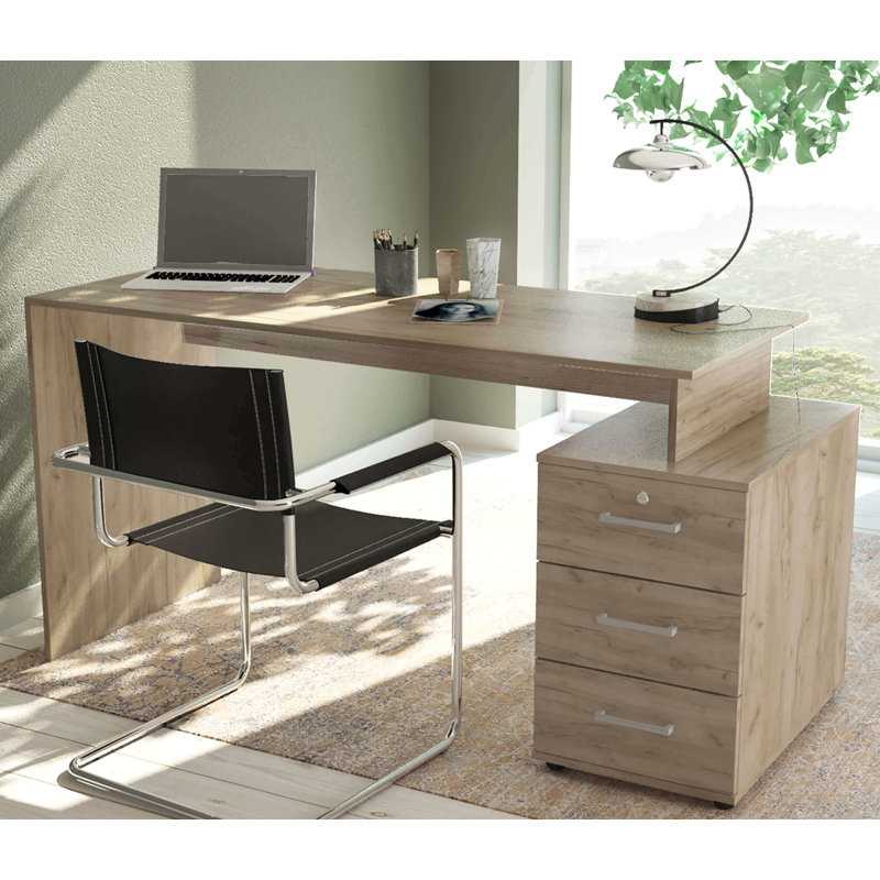 Shun Writing Desk, Brown