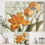 Perroquet tulipe I sur ivoire - reproduction d'art sur toile tendue-55948699
