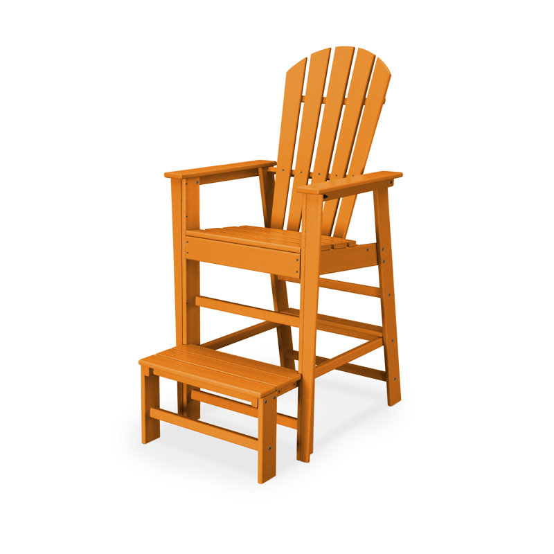 Chaise de sauveteur POLYWOOD South Beach, Tangerine