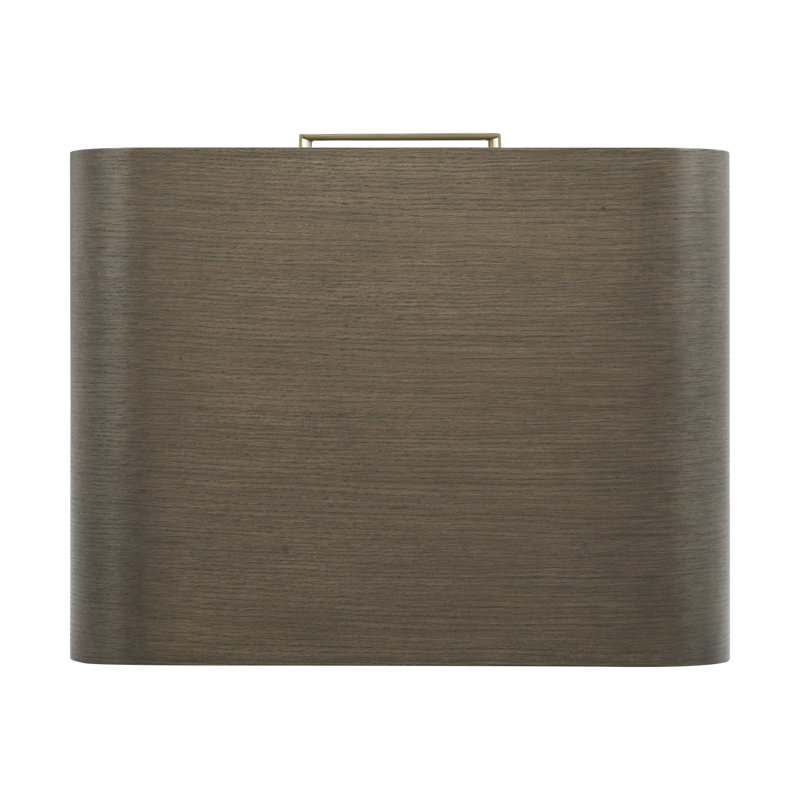 Judith Leiber Couture 1 - Drawer Nightstand, Gold/Gray/Mink
