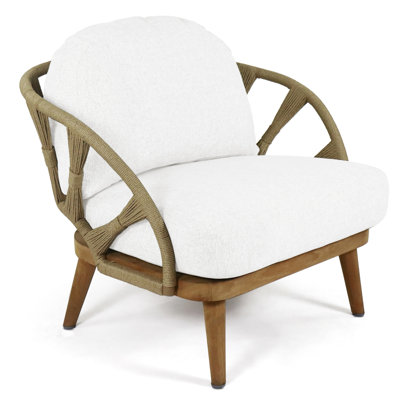 Krabi Outdoor Teak Lounge Chair