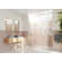 Stellar 86.25 in. x 78 in. Fully Frameless 3 Panel Inline Hinge Shower Door