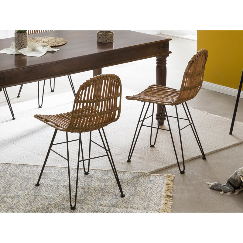 Padmini Patio Dining Side Chair with Cushion